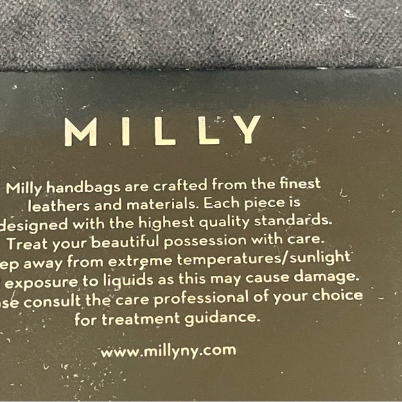 Milly leather satchel with shoulder strap and dust bag and card - Picture 12 of 13